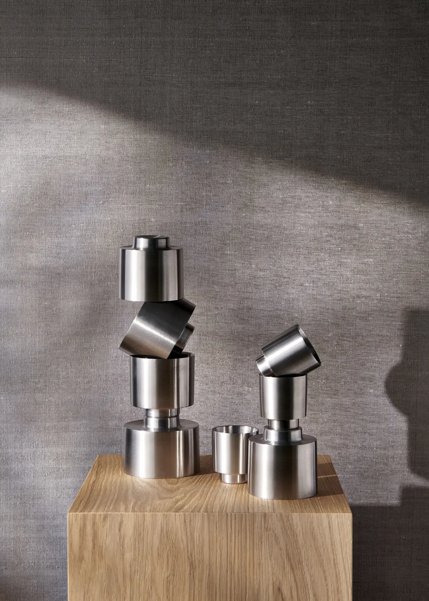 MAKOTO STEEL Edelstahl Kaffeetassen 2er Set