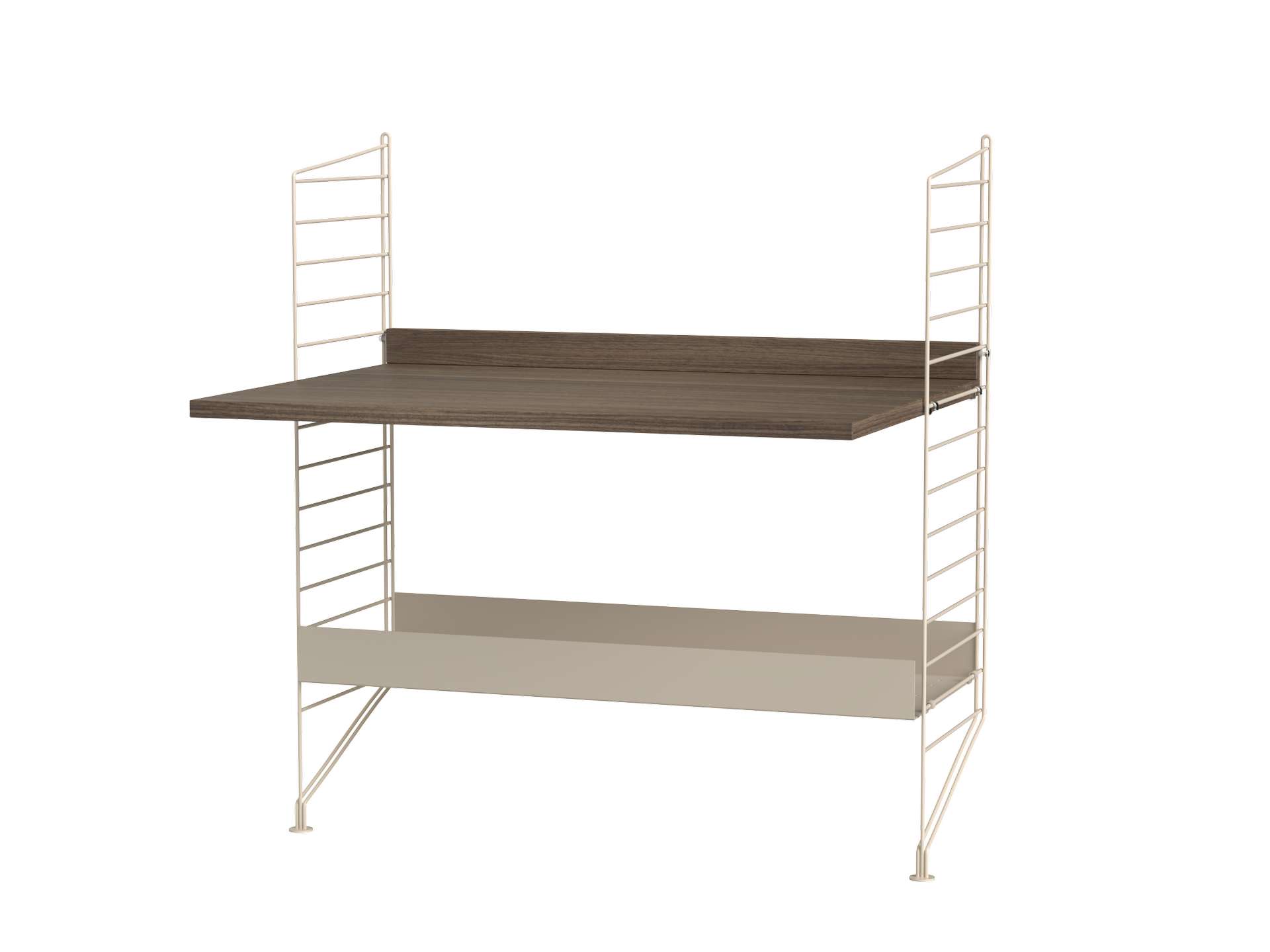 Kinderschreibtisch höhenverstellbar Beige Walnuss/Beige Kinderschreibtisch höhenverstellbar Beige Walnuss/Beige