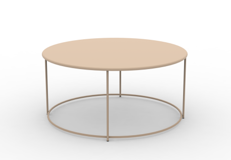 Daisy Outdoor Beistelltisch verzinkt Ø 90 cm beige