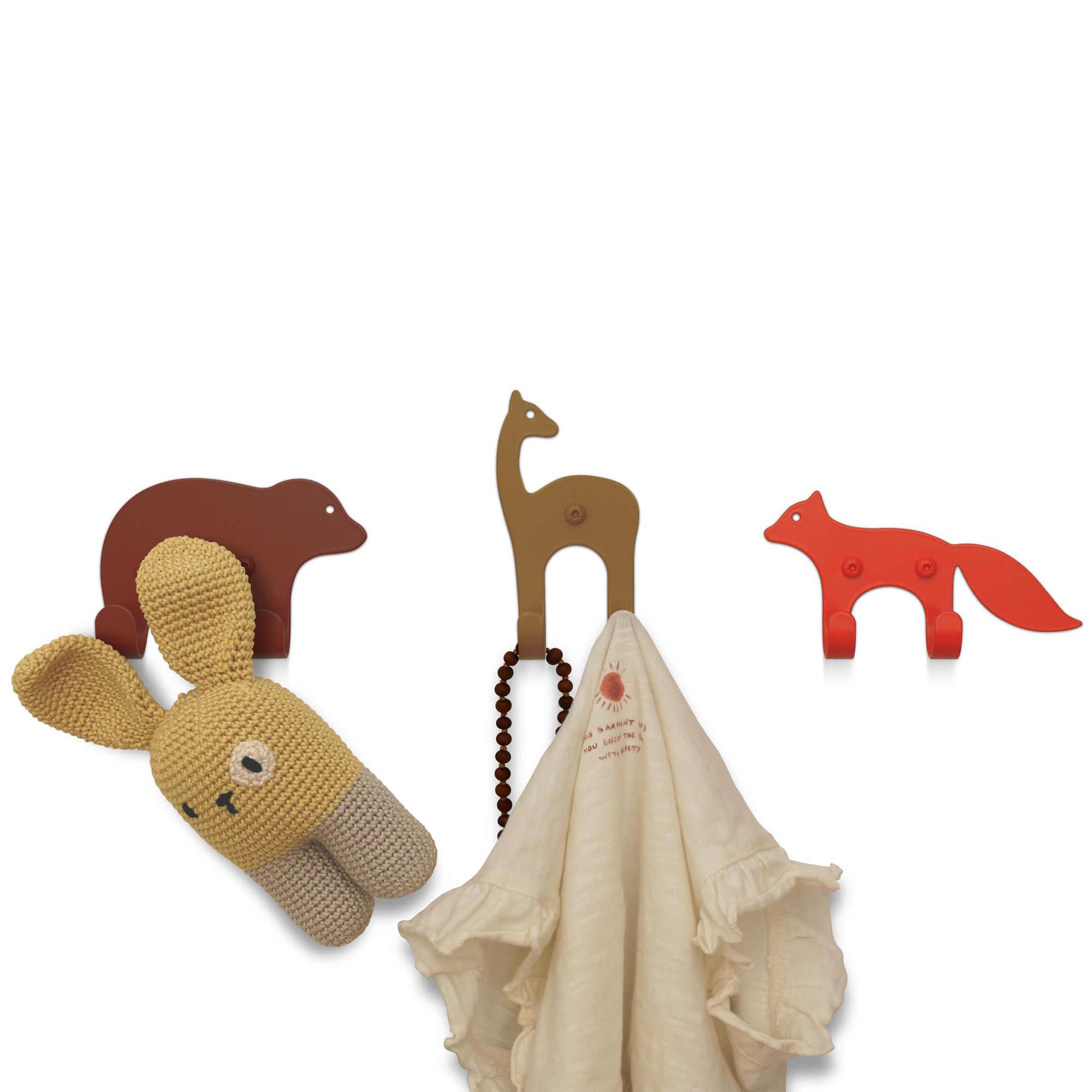 Wandhaken Zoo 3er Set Forest