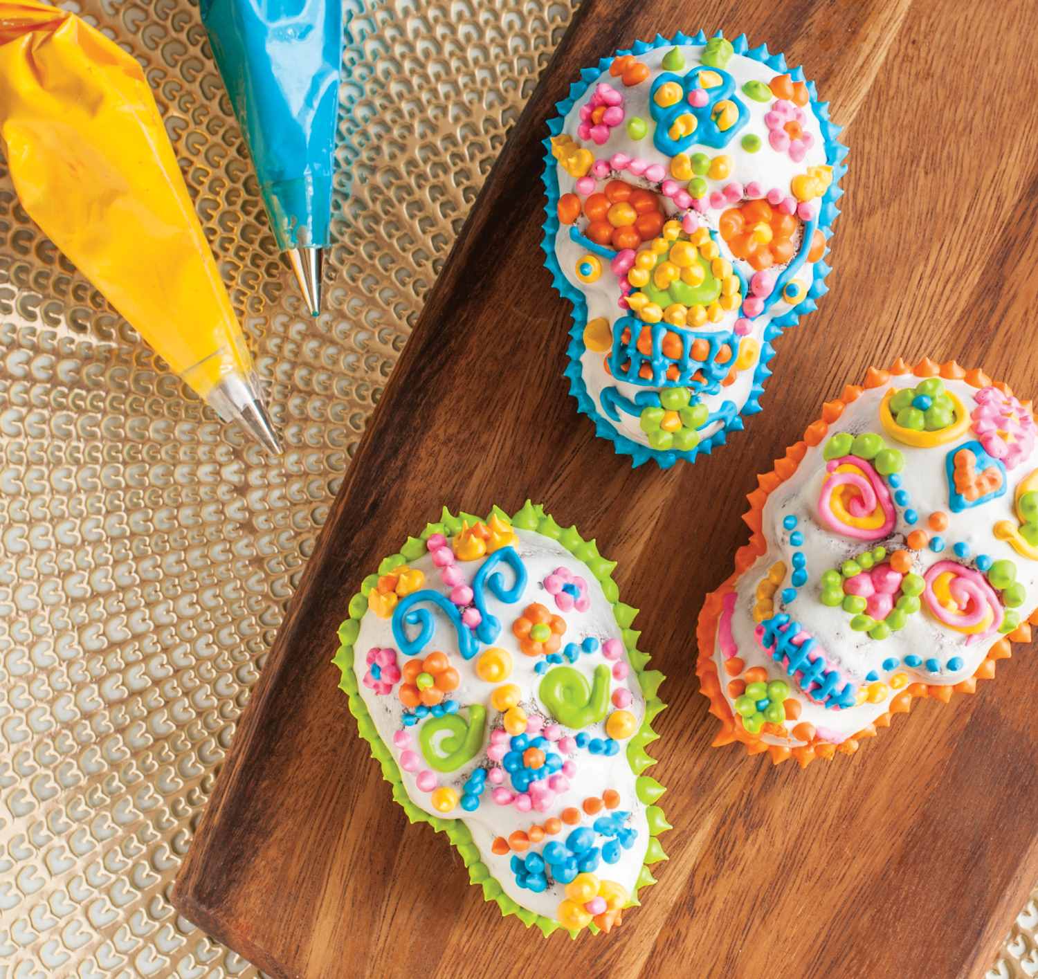 89448_Decorated_05 Totenkopf - Kuchenform (Halloween)