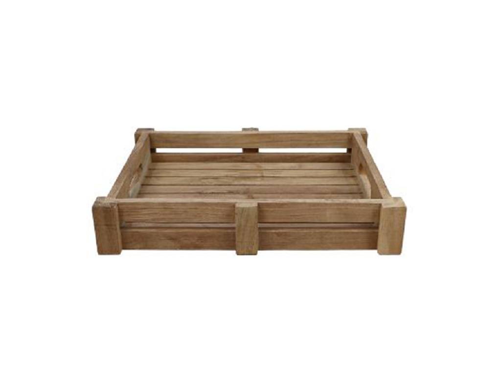 Holztablett teak 40 x 30 x 7 cm Holztablett teak 40 x 30 x 7 cm