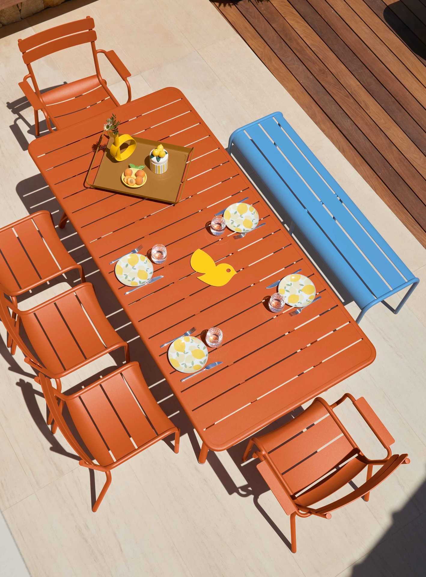 Luxembourg Tisch 207 x 100 cm Latte Beige