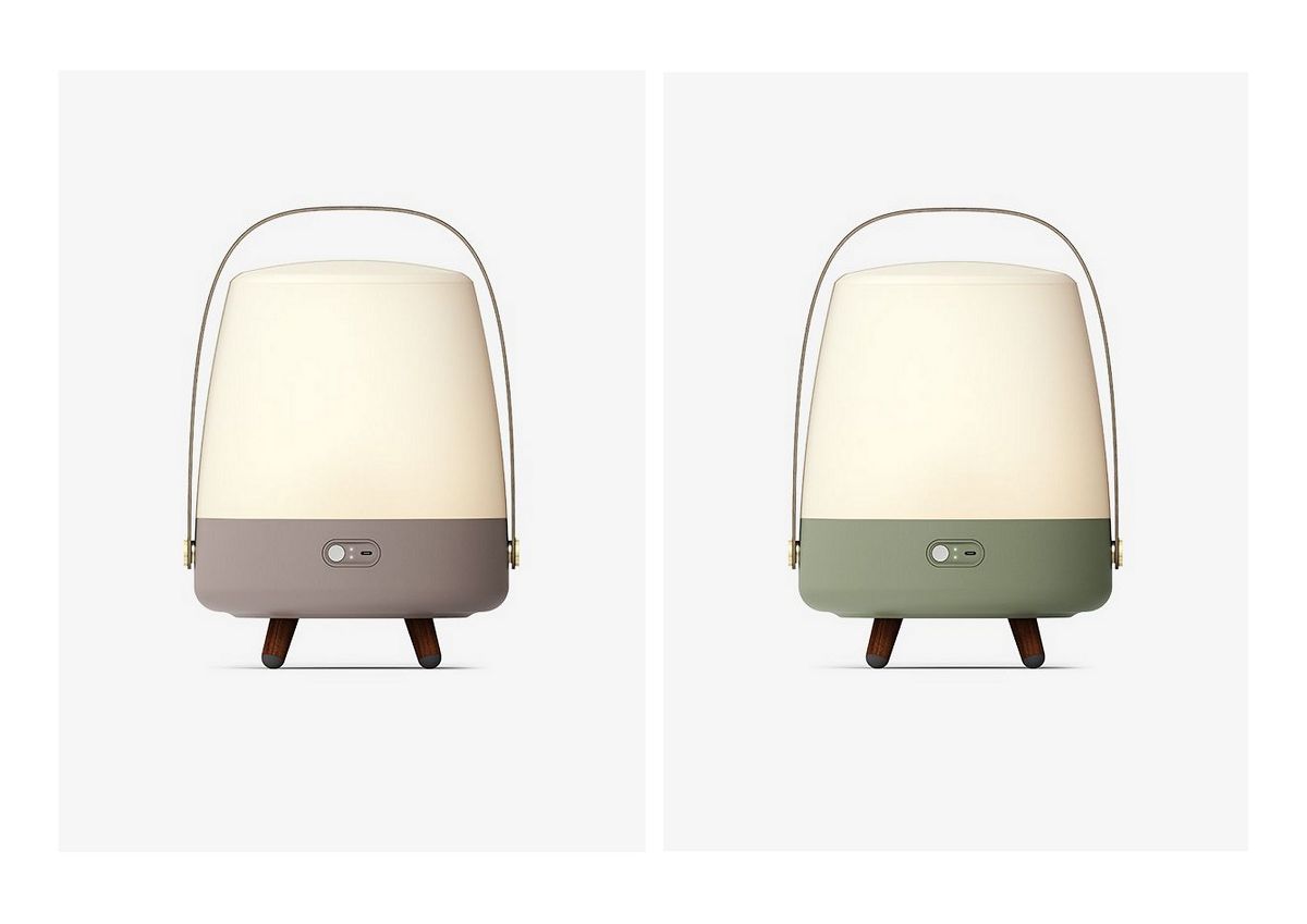 Lite-up Play, Bluetooth-Lautsprecher mit LED Lampe Petroleum