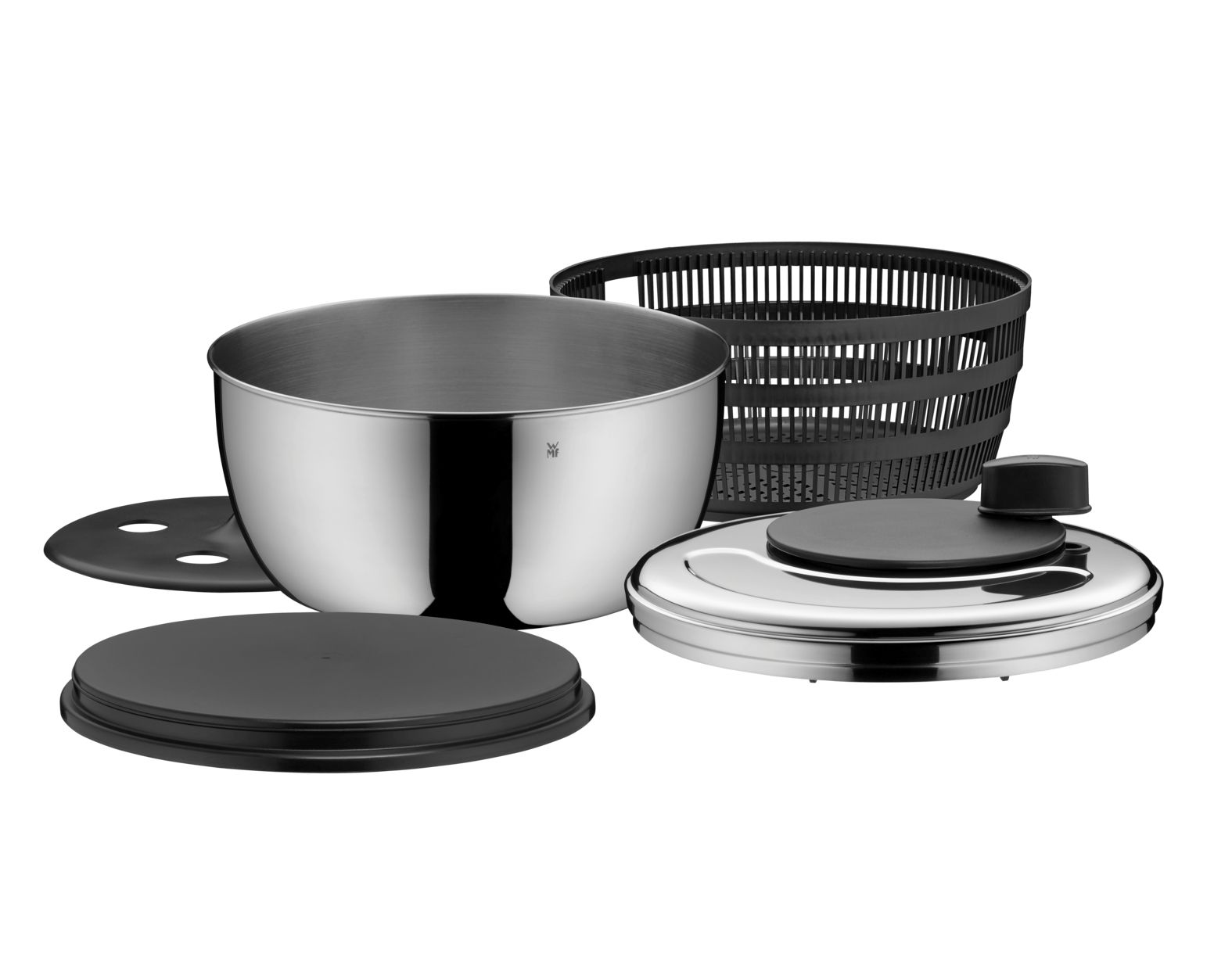 Gourmet Salatschleuder mit Siebeinsatz & Frischhaltedeckel