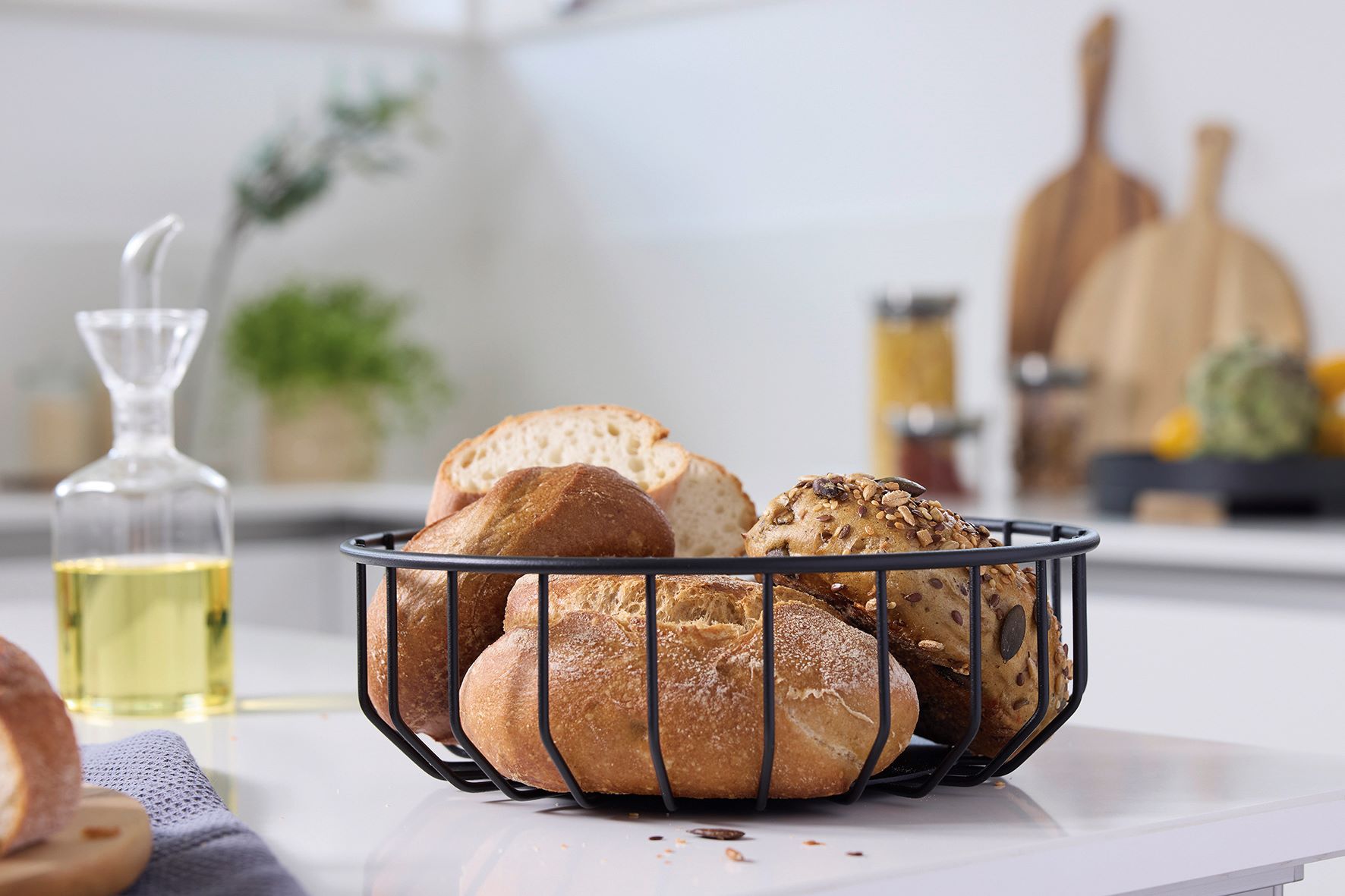 Abasso schwarzer Obst- und Brotkorb Abasso schwarzer Obst- und Brotkorb