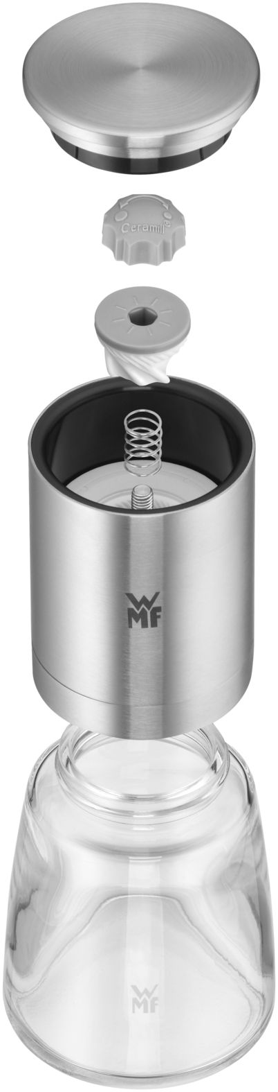 De Luxe Gewürzmühle mit Keramikmahlwerk & Aromaschutzdeckel, 14 cm De Luxe Gewürzmühle mit Keramikmahlwerk & Aromaschutzdeckel, 14 cm