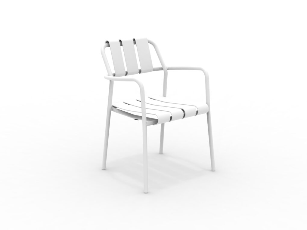 Verdea Stapelsessel für den Garten matt weiß Verdea Stapelsessel für den Garten matt weiß