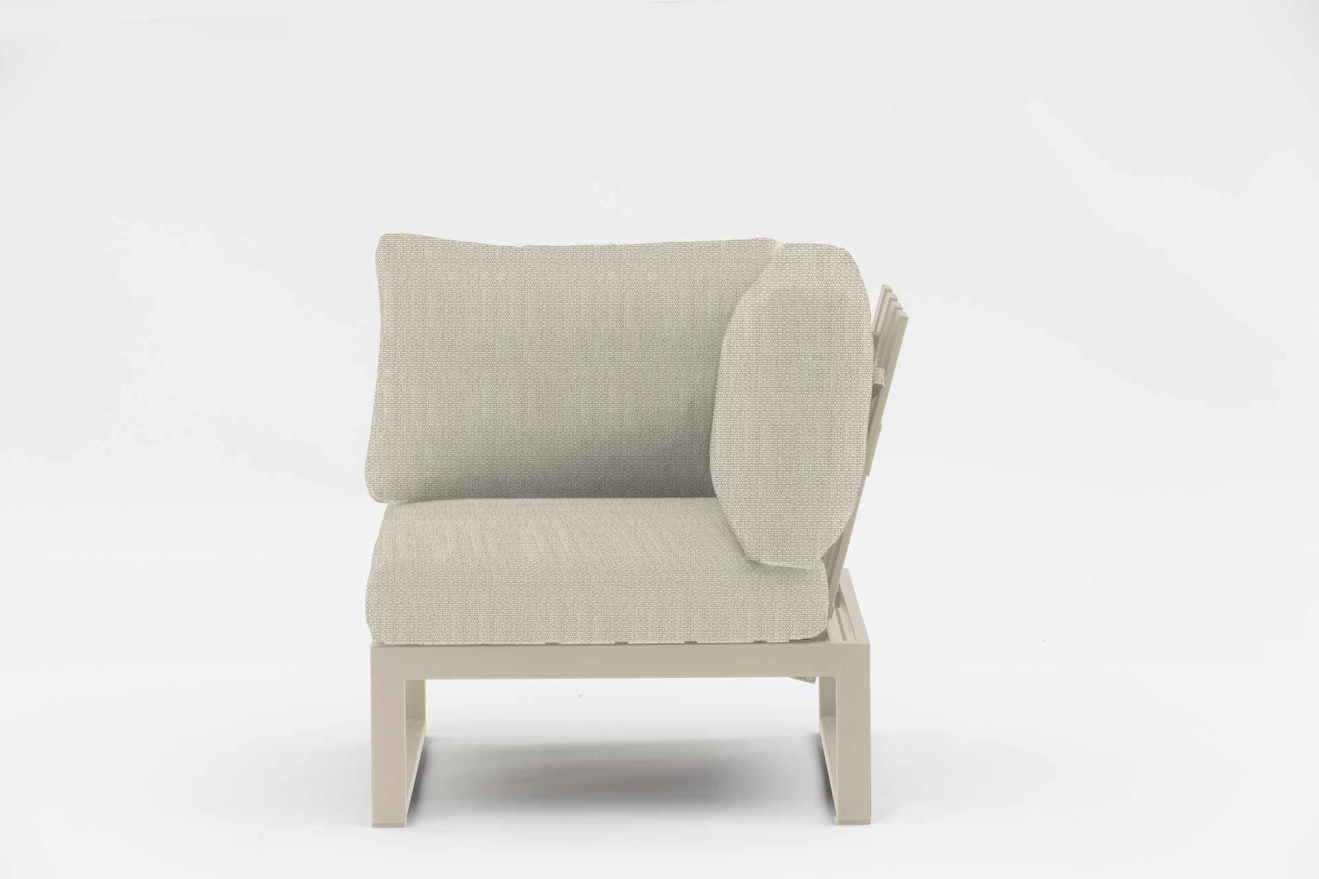 Nest Eckelement für Outdoor Sofa Mokka