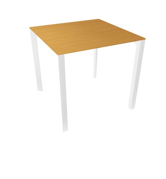 Profilo Konferenztisch 80x80 cm Laminierte Platte Buche natur Profilo Konferenztisch 80x80 cm Laminierte Platte Buche natur