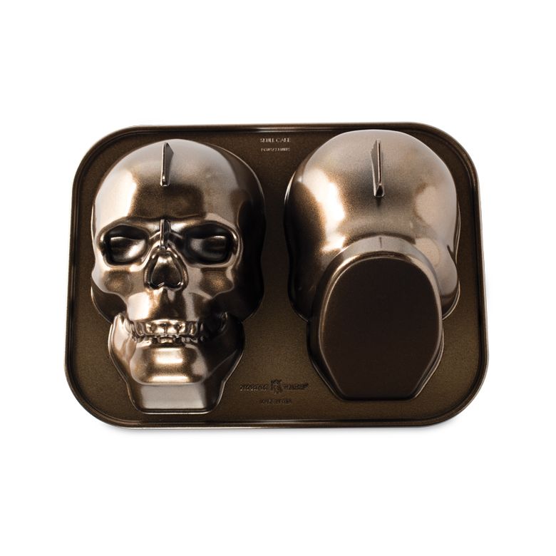 88448_skull_pan_white Totenkopf - Kuchenform (Halloween)