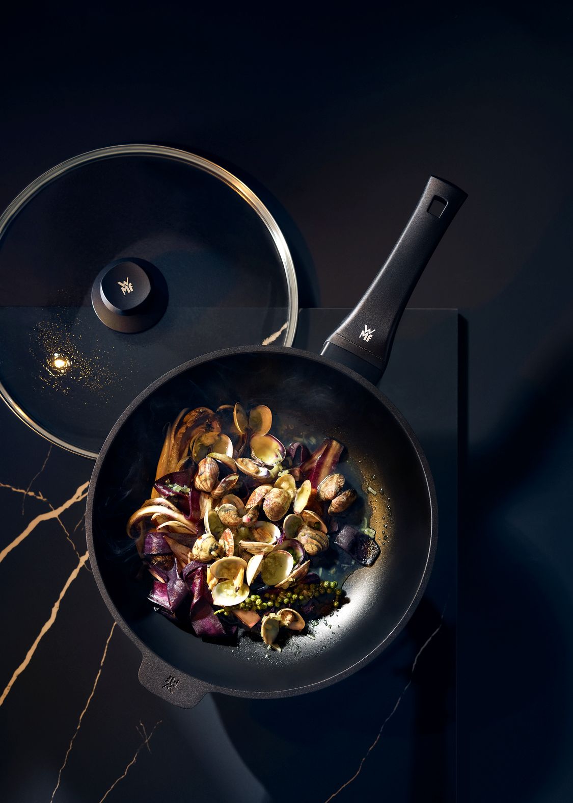 PermaDur Premium Wok 30 cm mit Glasdeckel & 3-lagiger Antihaftversiegelung PermaDur Premium Wok 30 cm mit Glasdeckel & 3-lagiger Antihaftversiegelung