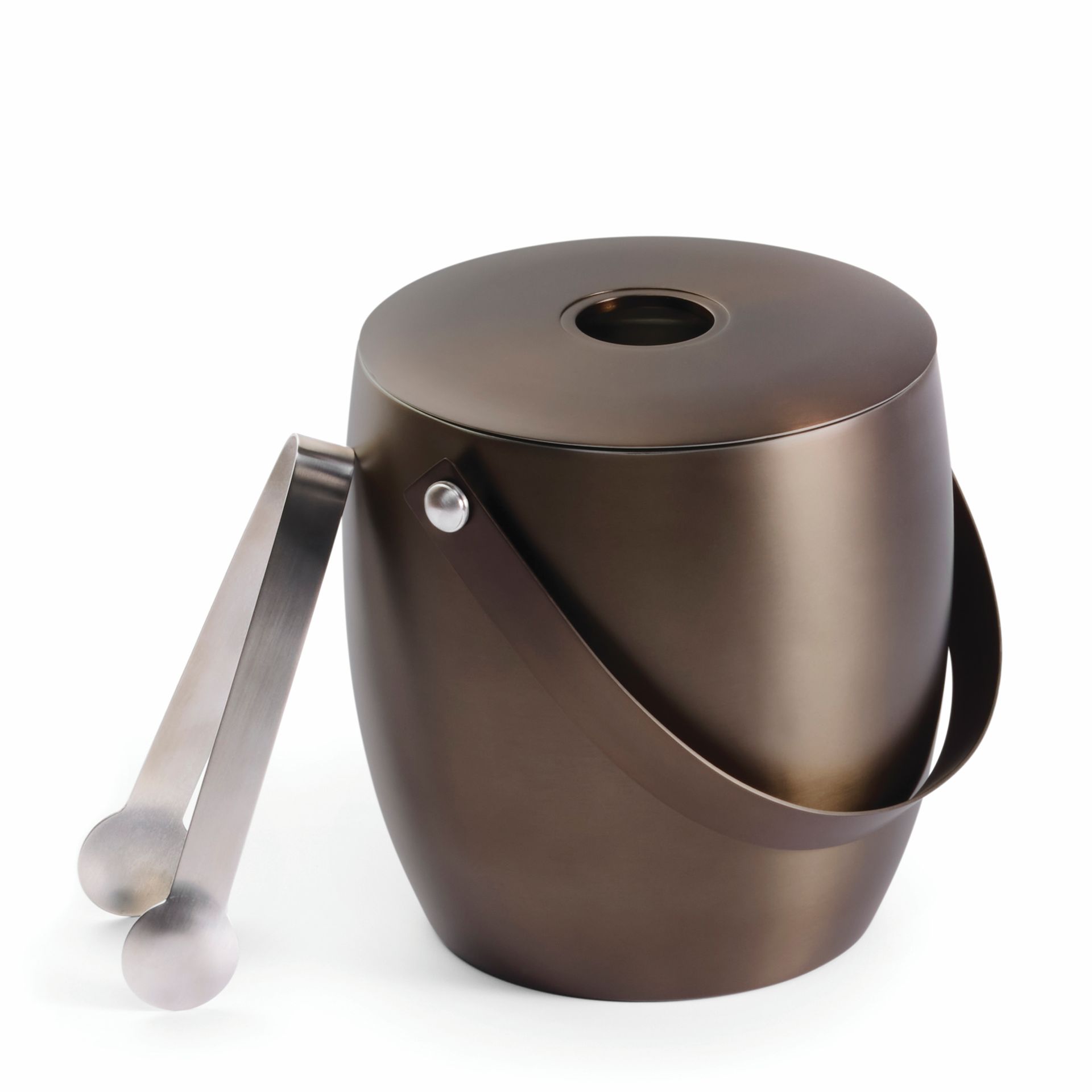 HEMINGWAY eleganter Eiseimer mit Zange - doppelwandige Beschaffenheit HEMINGWAY eleganter Eiseimer mit Zange - doppelwandige Beschaffenheit