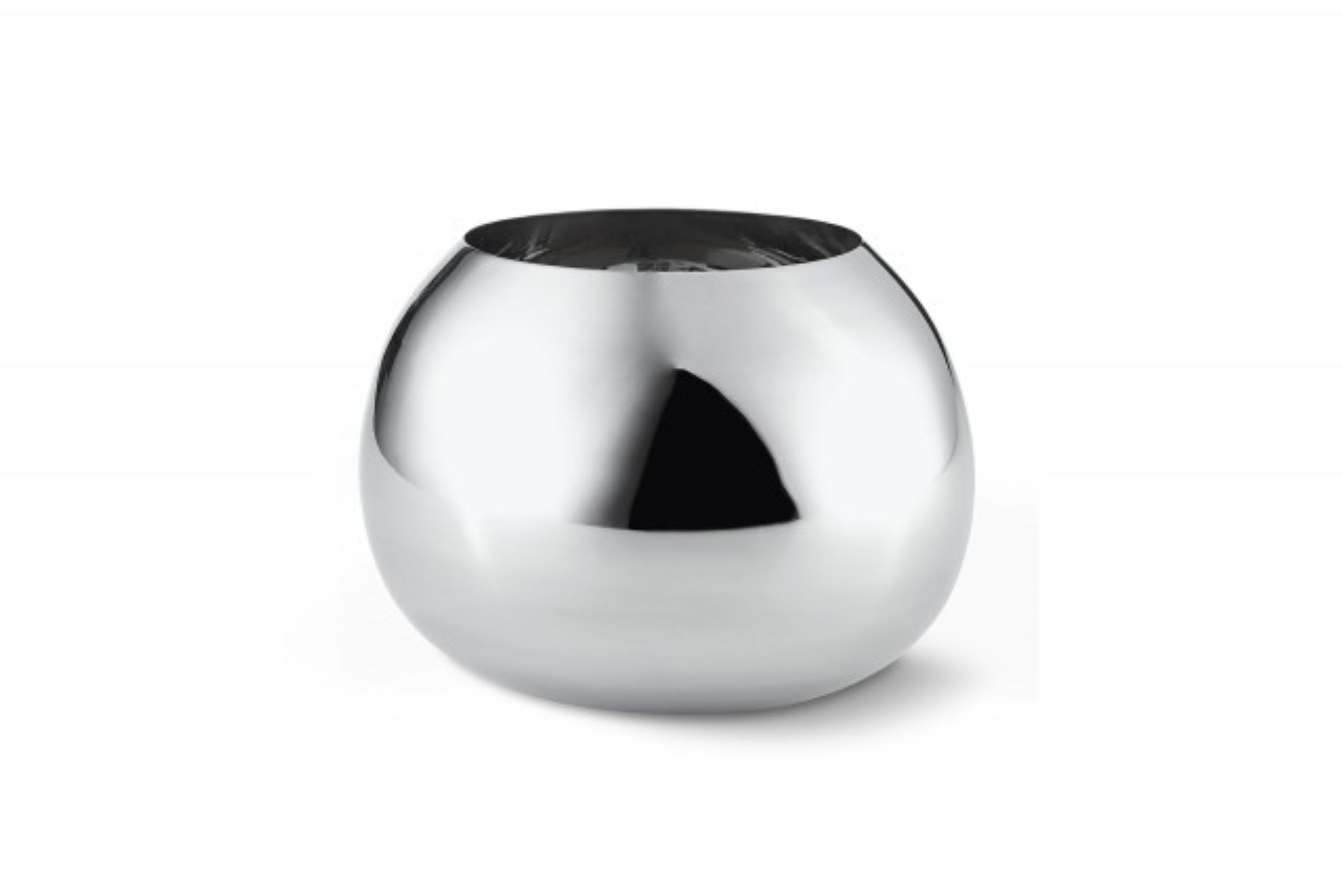 Bella Vase silber Ø 16 cm, Höhe 12 cm Bella Vase silber Ø 16 cm, Höhe 12 cm