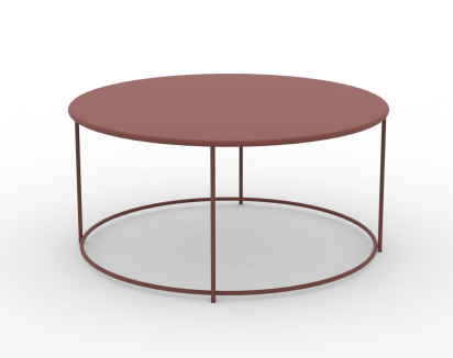 Daisy Outdoor Beistelltisch verzinkt Ø 90 cm terracotta Daisy Outdoor Beistelltisch verzinkt Ø 90 cm terracotta