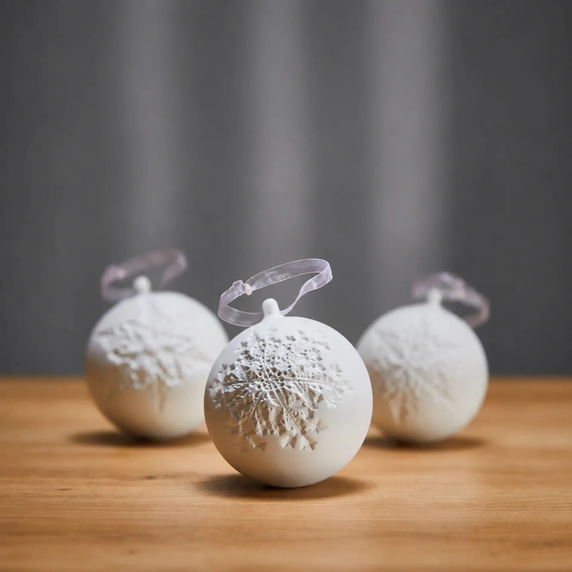 370003_Escadilla_Weihnachtskugel_Schneeflocke.webp ESCADILLA Weihnachtskugel aus edlem Biskuitporzellan Schneeflocke
