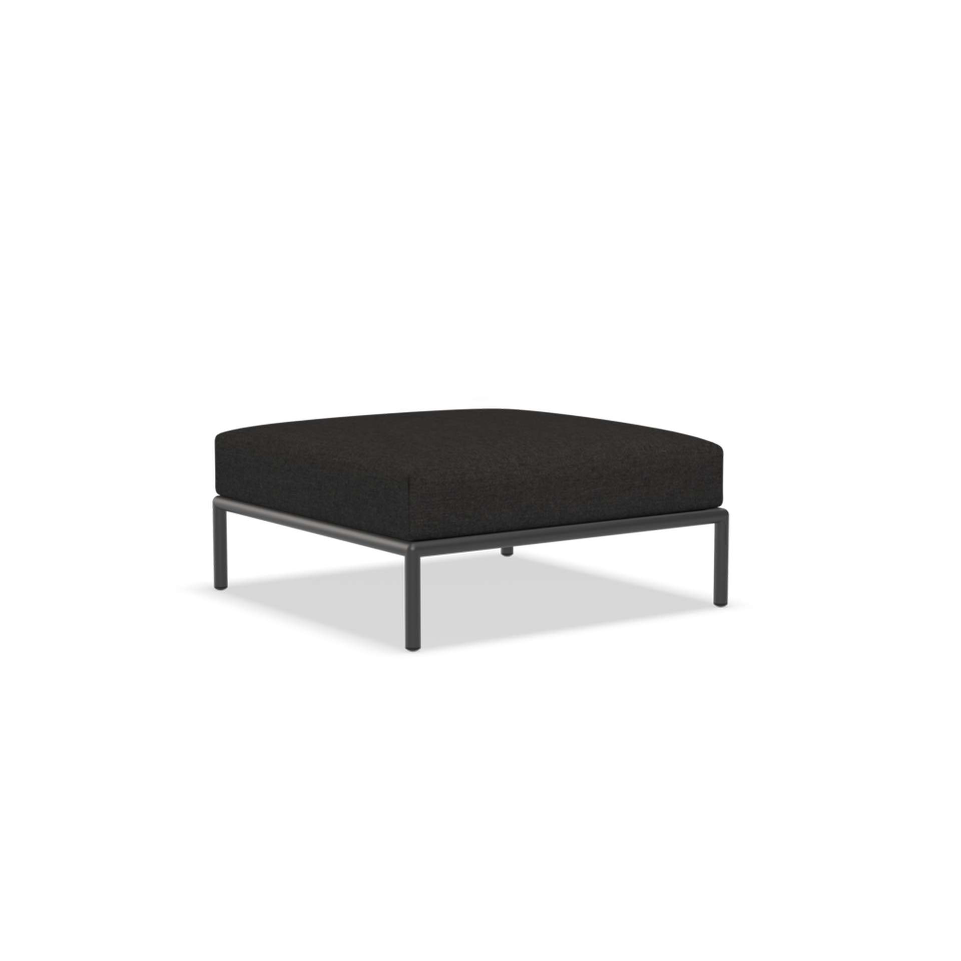 LEVEL Outdoor Ottoman Lounge-Modul 3 Sootygrau Dunkelgrau