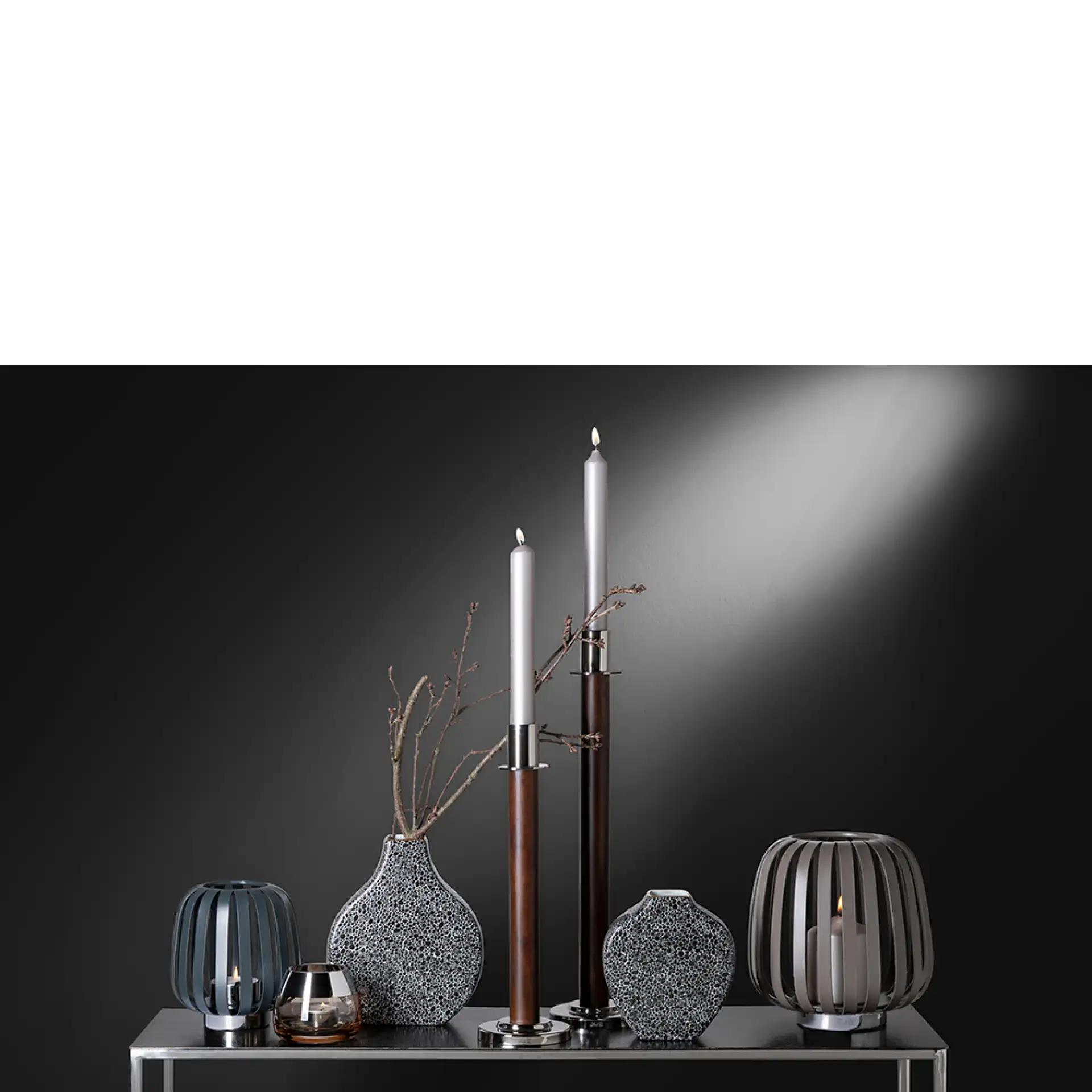 MATADOR Stabkerzenhalter Akazienholz 48 cm