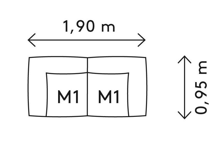 GROW Outdoor Lounge - Kombination E GROW Outdoor Lounge - Kombination E