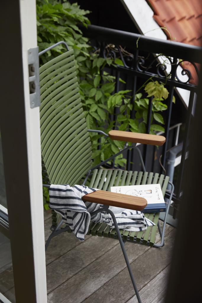 Outdoor Stuhl Click verstellbare Rückenlehne Zitronengelb