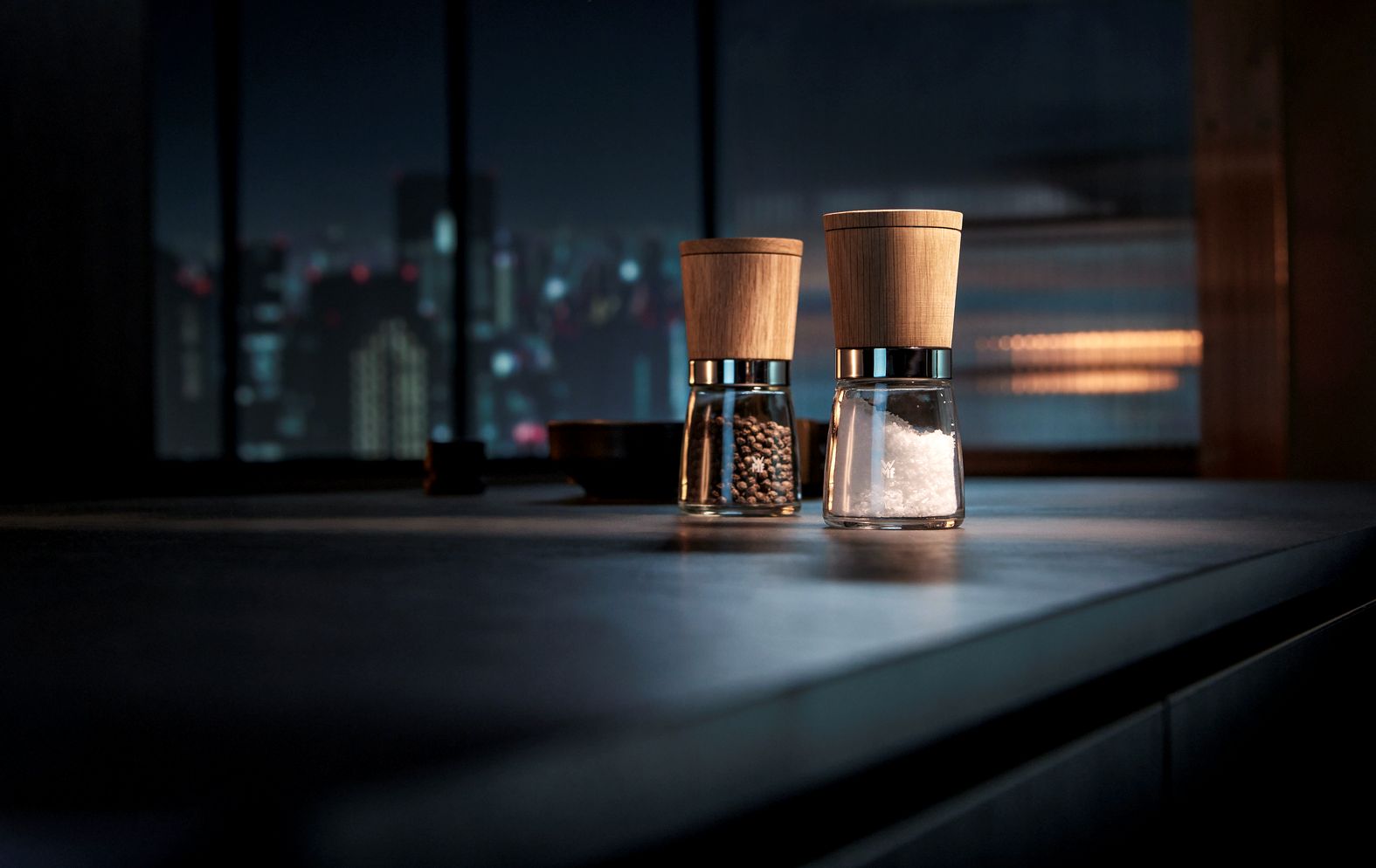 Nature Gewürzmühlen-Set 2-teilig stufenlos einstellbar