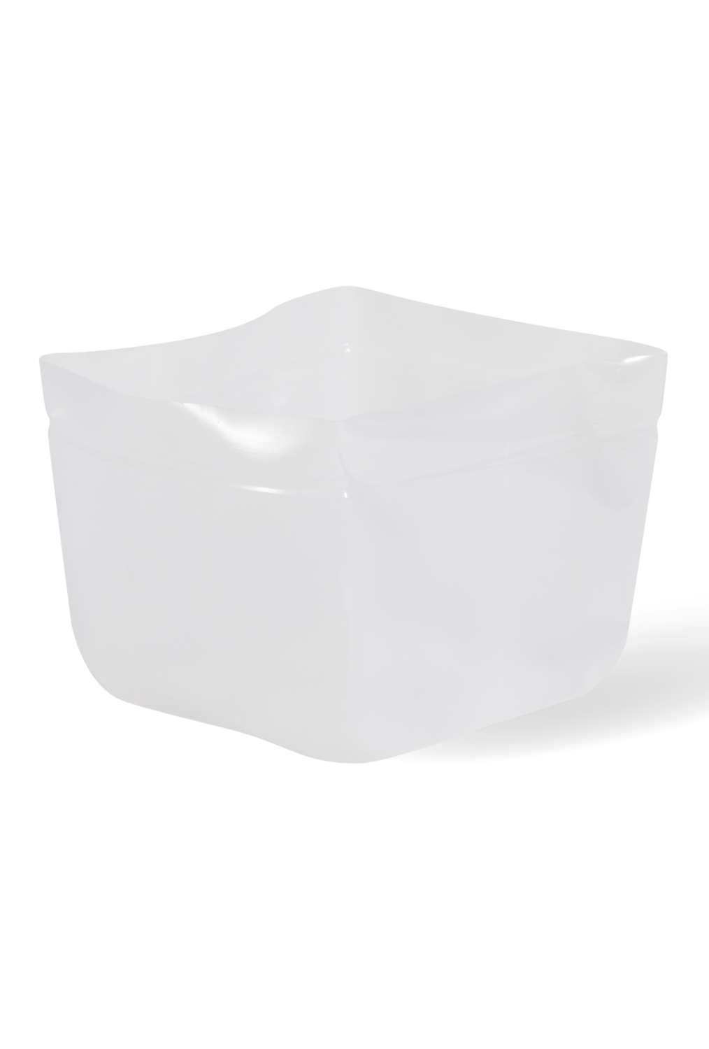 Pflanzeinsatz für Töpfe und Pflanzgefäße rechteckig transparent L: 38 x B: 38 x H: 30