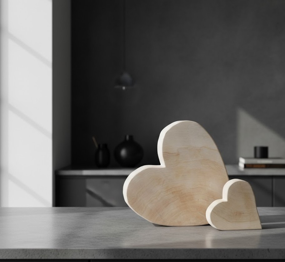 Holz-Herz Pappel natur Höhe 20cm Holz-Herz Pappel natur Höhe 20cm