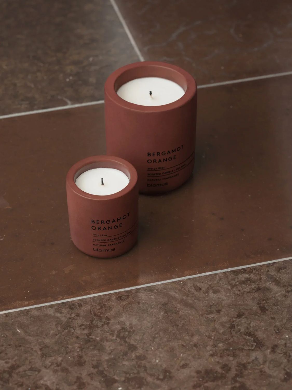 FRAGA Duftkerze Sojawachs cedar wood, Duft: Bergamot Orange