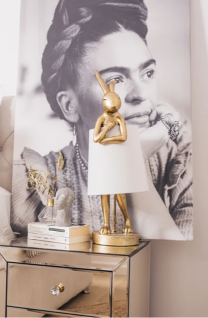 Tischleuchte Animal Rabbit gold/weiß 68 cm Tischleuchte Animal Rabbit gold/weiß 68 cm