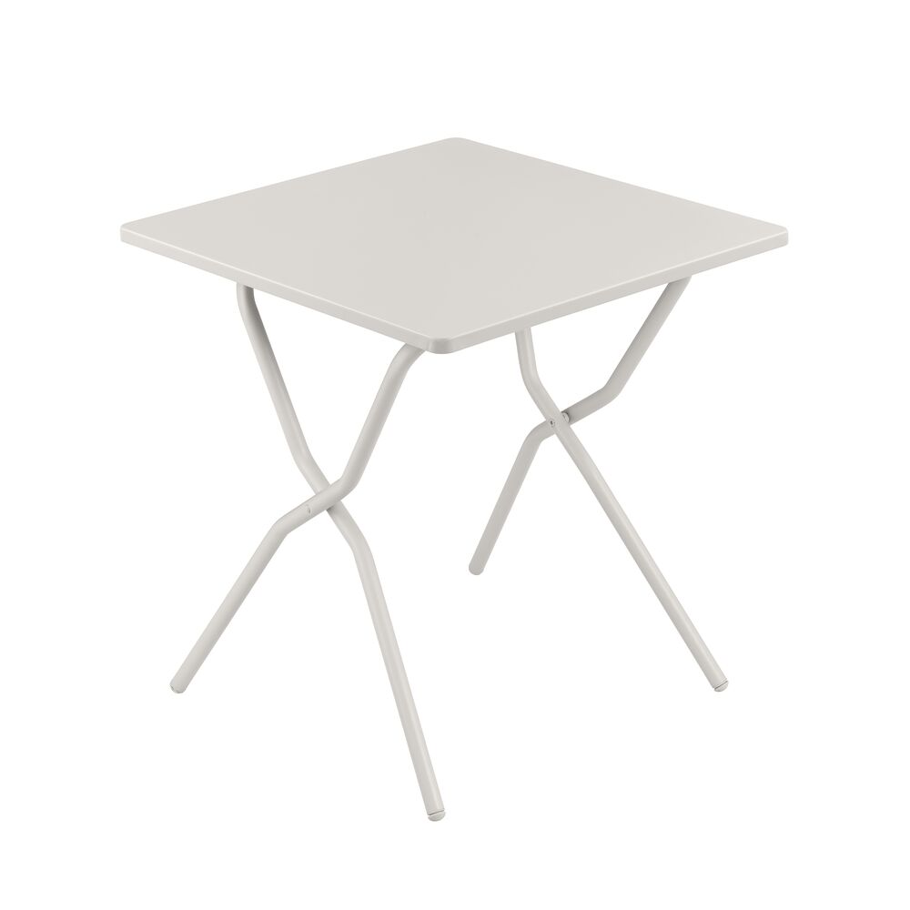 Faltbarer Gartentisch Balcony aus Stahl Beige Seigle Faltbarer Gartentisch Balcony aus Stahl Beige Seigle