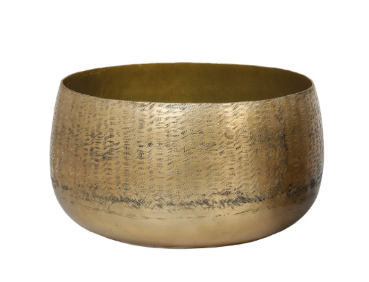 Diva Übertopf – Edle Schale in Antik-Gold, 34 cm Ø, 20 cm hoch Diva Übertopf – Edle Schale in Antik-Gold, 34 cm Ø, 20 cm hoch