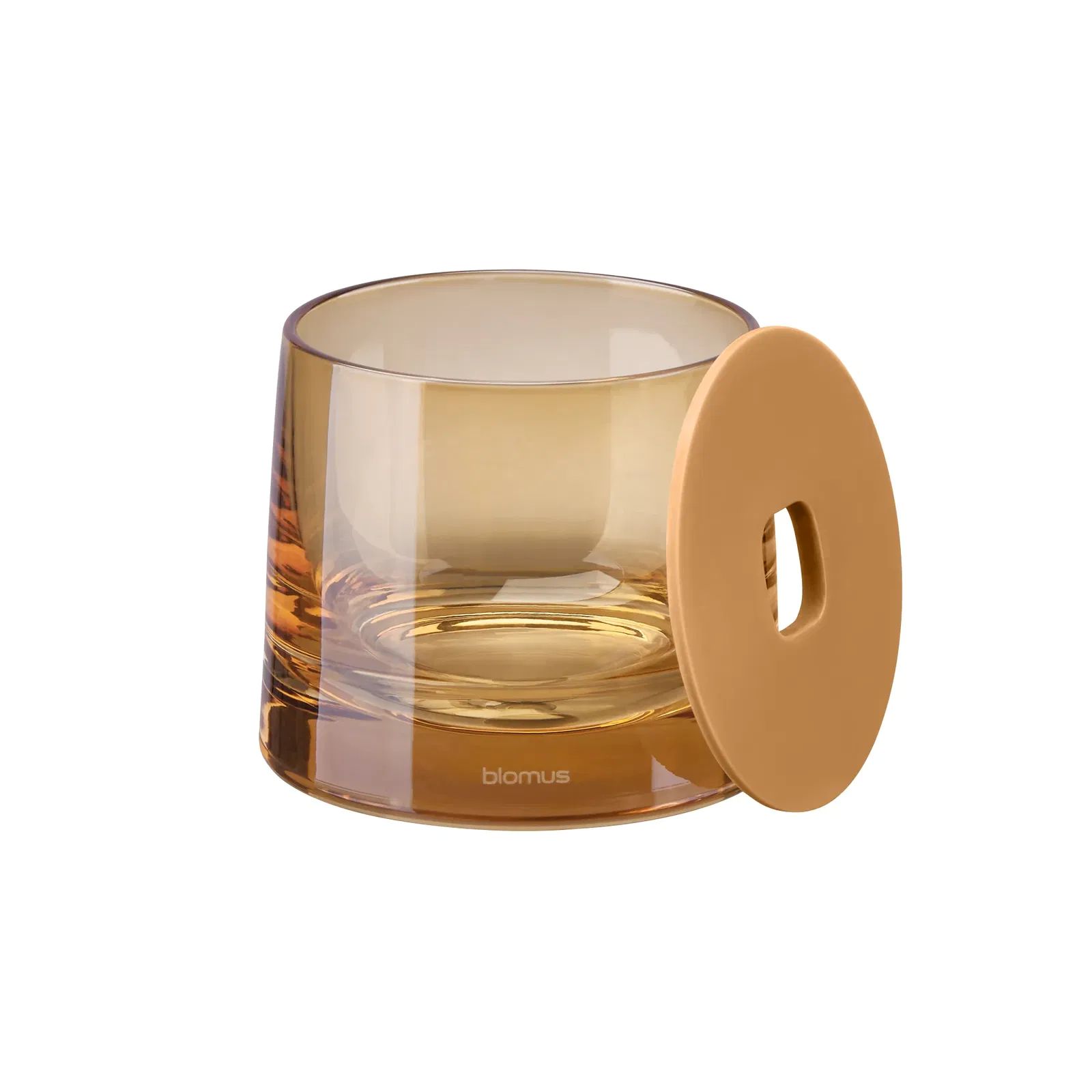 AVA Glasdose – Stilvolle Aufbewahrung für Badaccessoires Tan