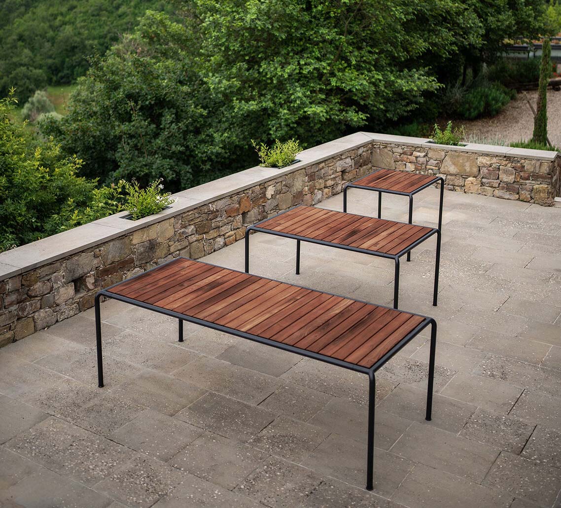 Avanti Outdoor Esstisch Modular Kiefer Olivgrün 83 cm Avanti Outdoor Esstisch Modular Kiefer Weiß 222 cm