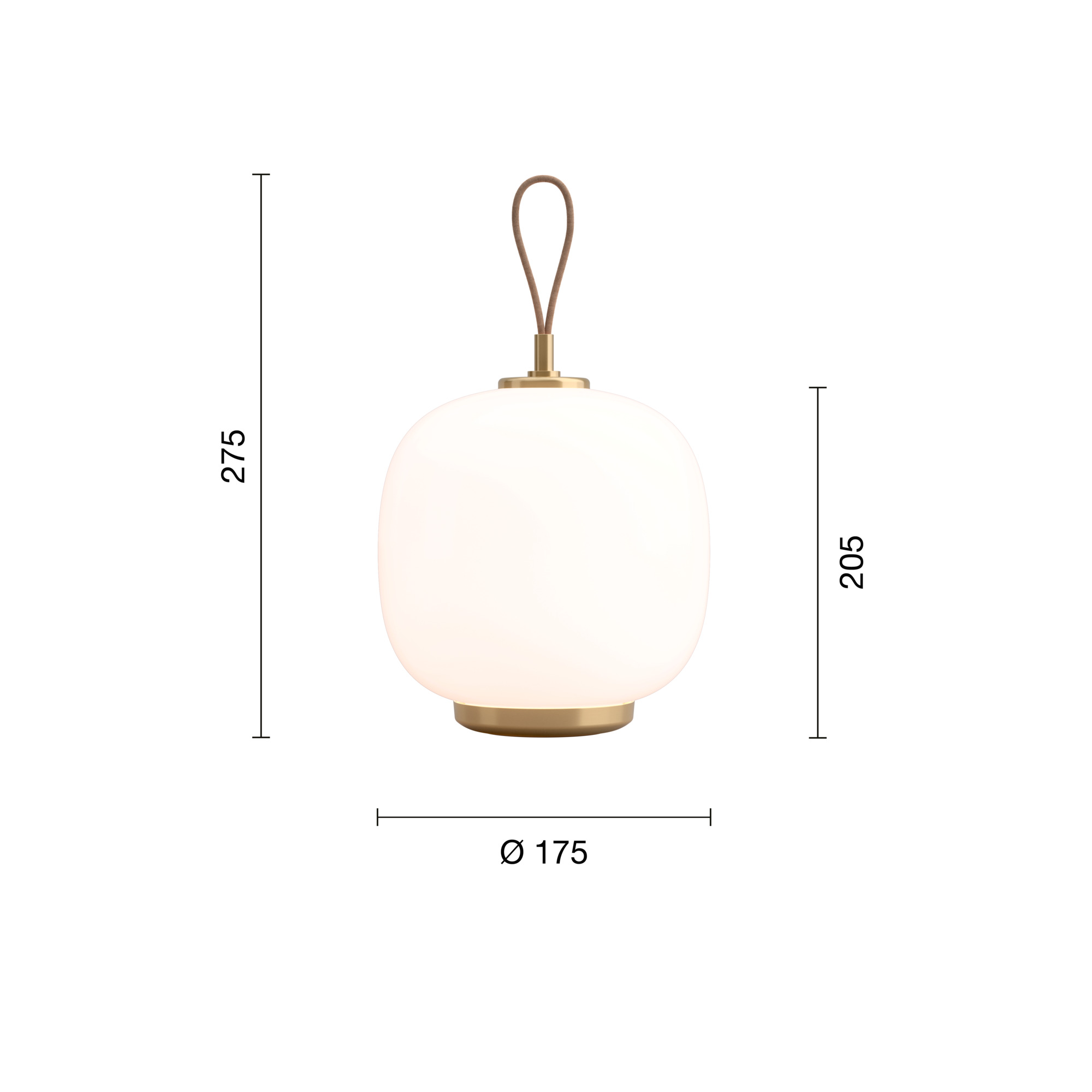 VL 45 Radiohus tragbare Leuchte Zartrosa VL 45 Radiohus tragbare Leuchte Zartrosa