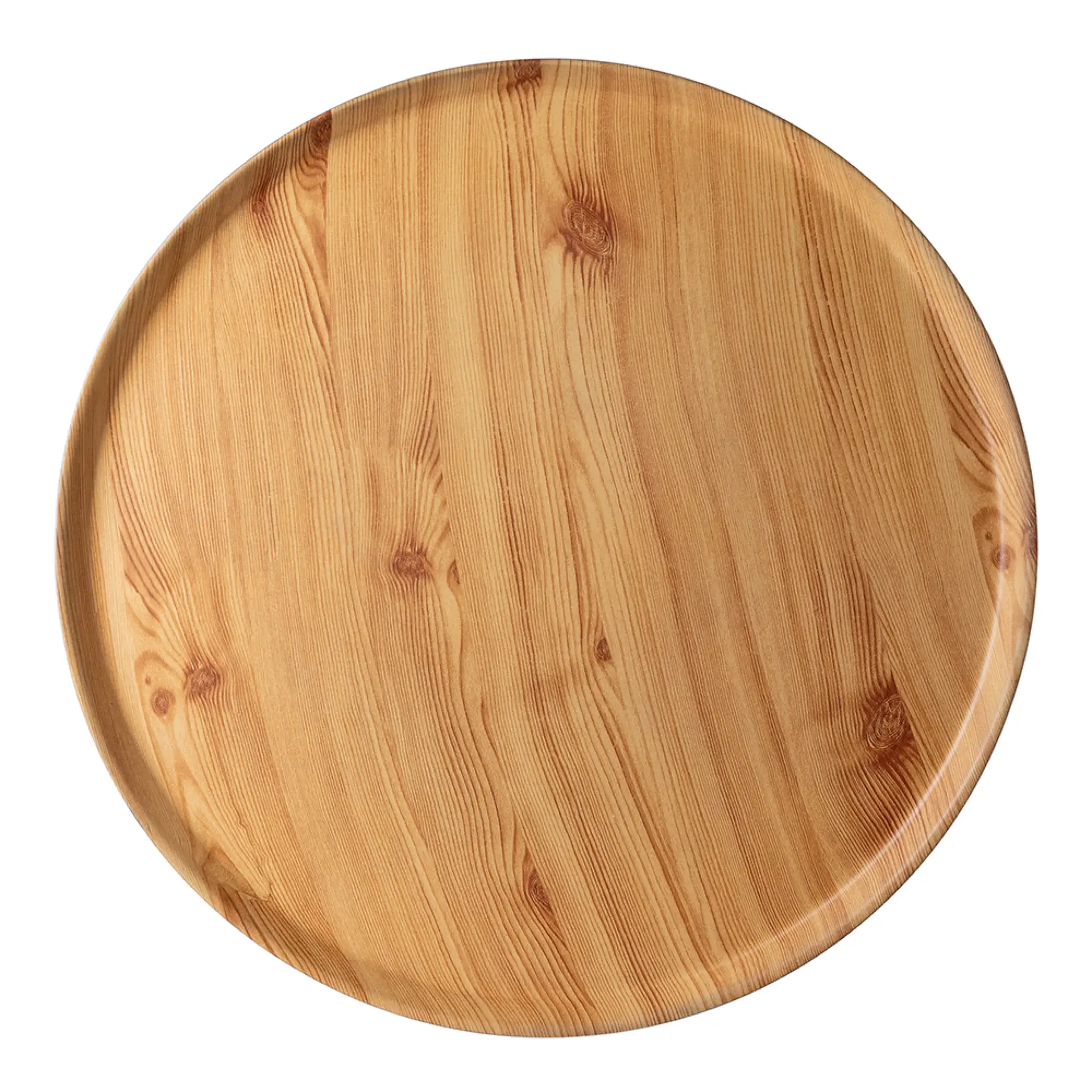 TIMBER Holz Tablett Edelstahl