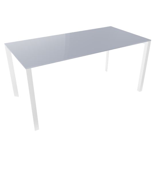 Profilo Konferenztisch 80x160 cm Compactop- Platte Perlgrau Profilo Konferenztisch 80x160 cm Compactop- Platte Perlgrau