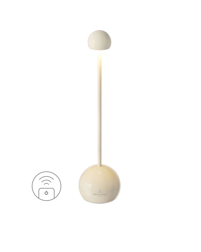 ELBA RC - schlanke Tischleute akkubetrieben elfenbein