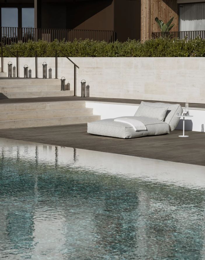 Stay Outdoor Bett Special Edition - Stoff Twigh- Earth Stay Outdoor Bett Special Edition - Stoff Twigh- Earth