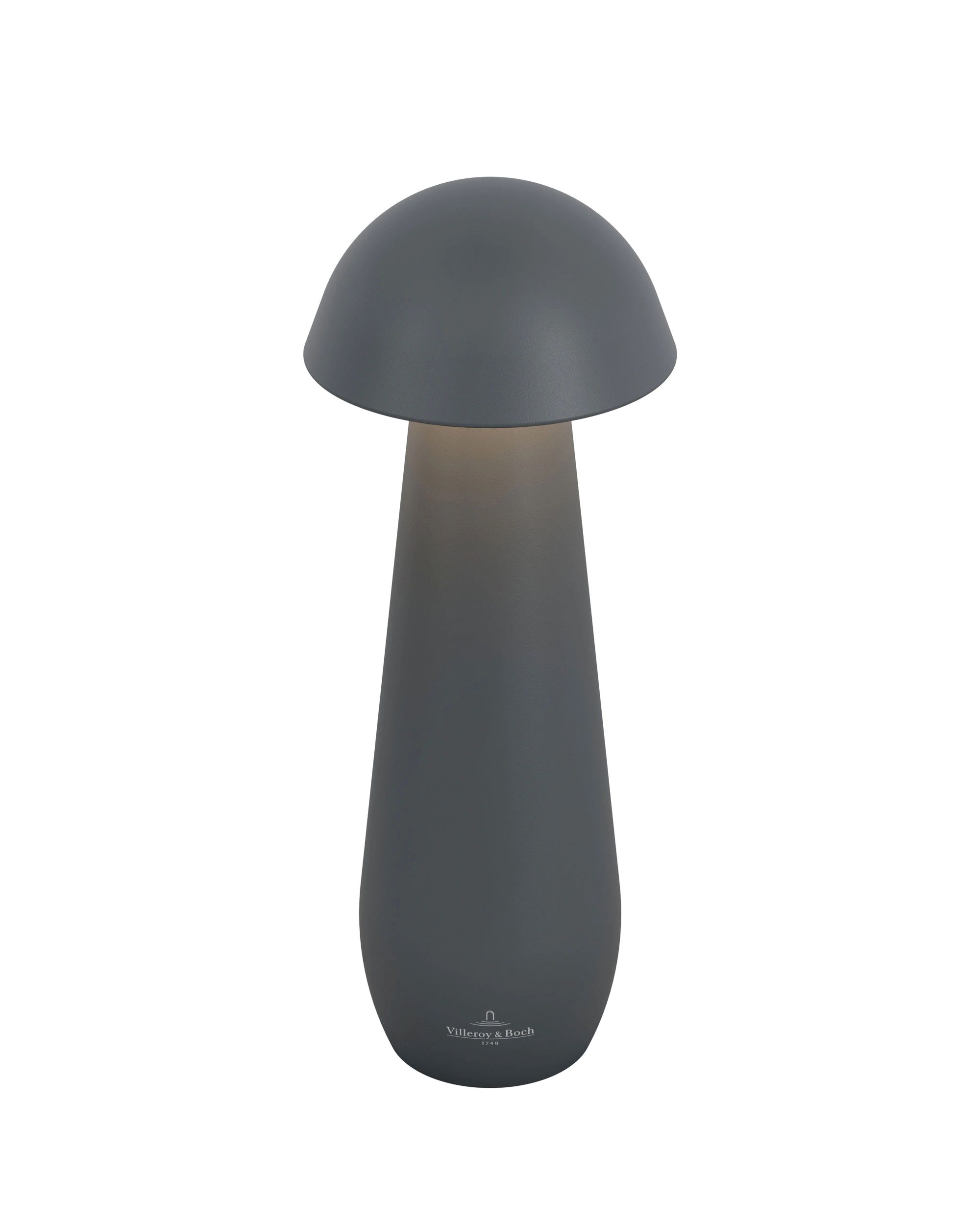 MODENA Akku-Tischleute - Pilzlampe 21 cm anthrazit