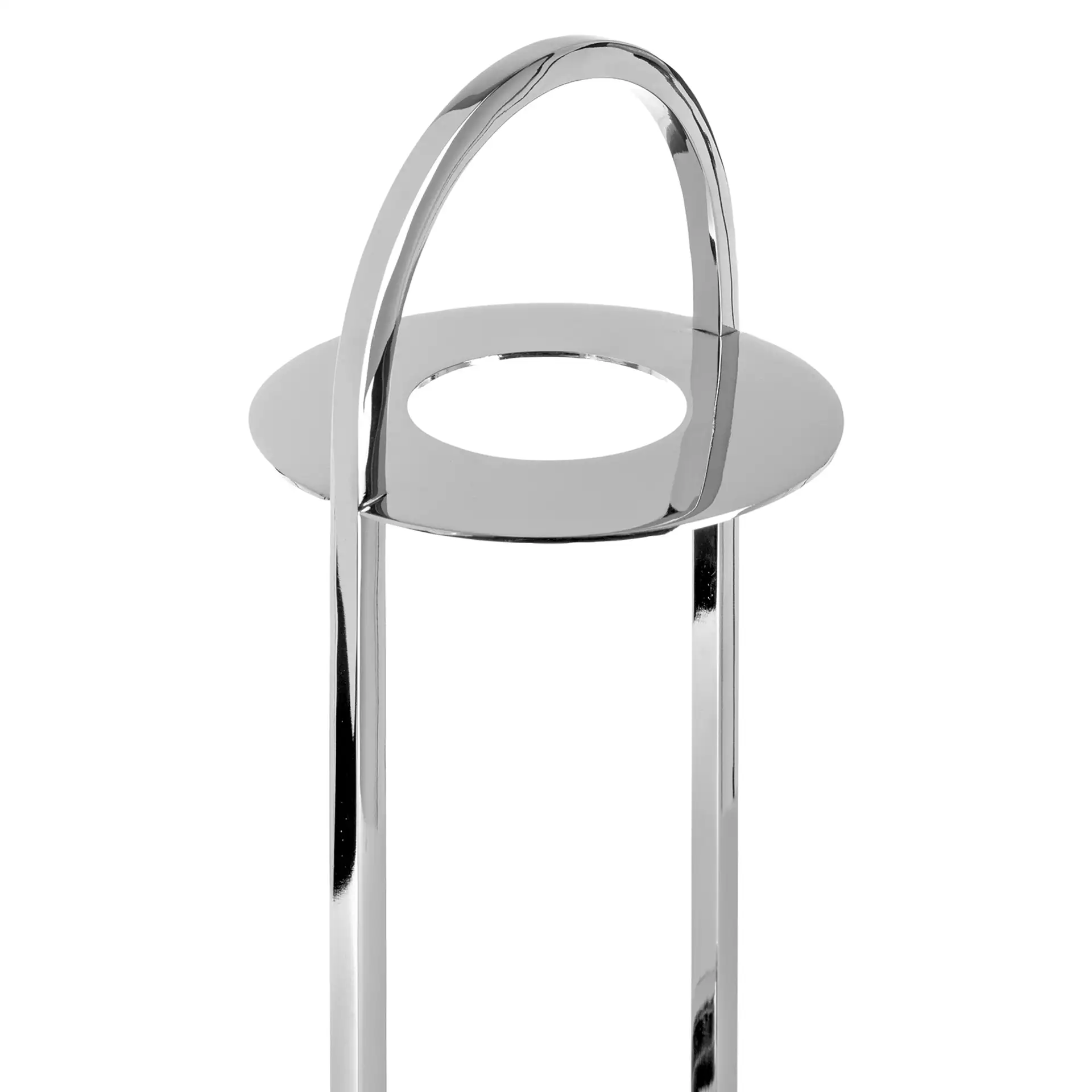 LAKIS Windlicht Edelstahl mit Glas
