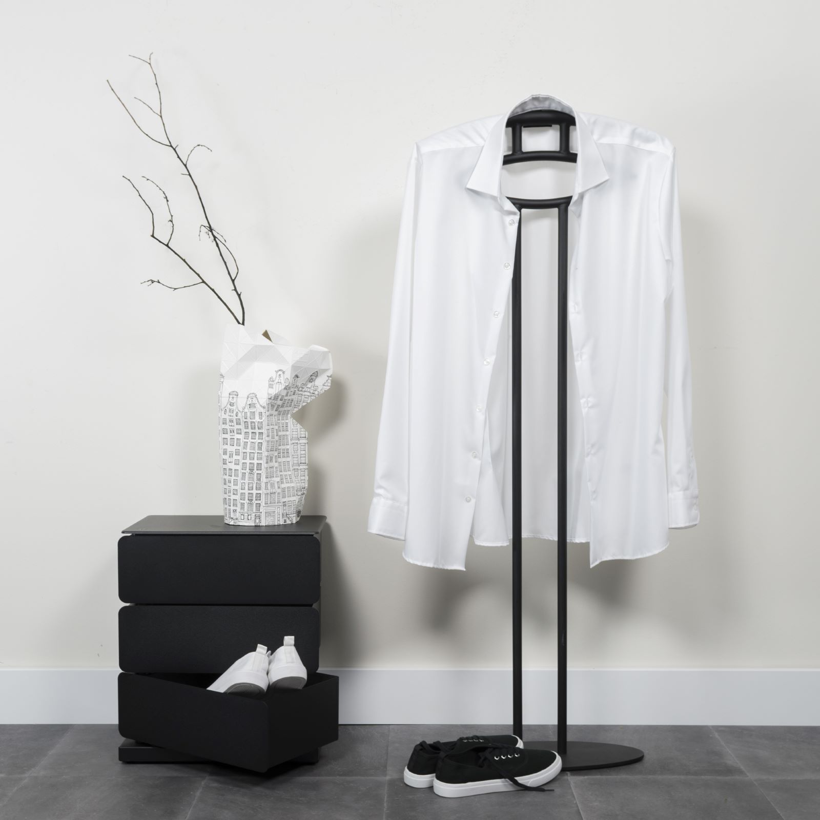 Joey 3 Kommode - schwarz