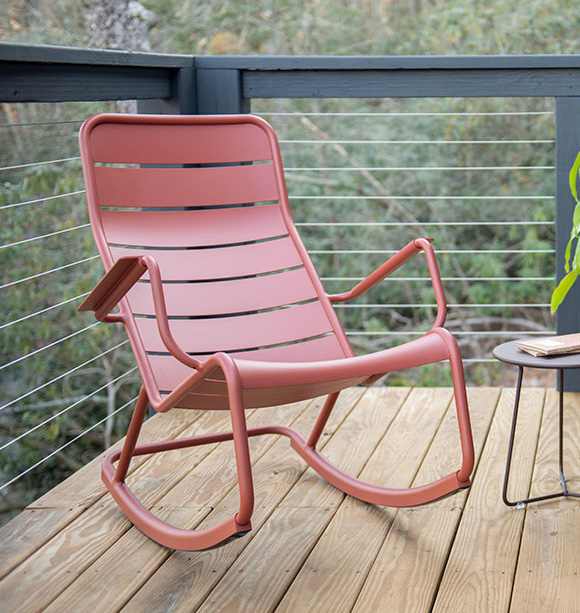 Luxembourg Schaukelstuhl Luxembourg Schaukelstuhl Latte Beige