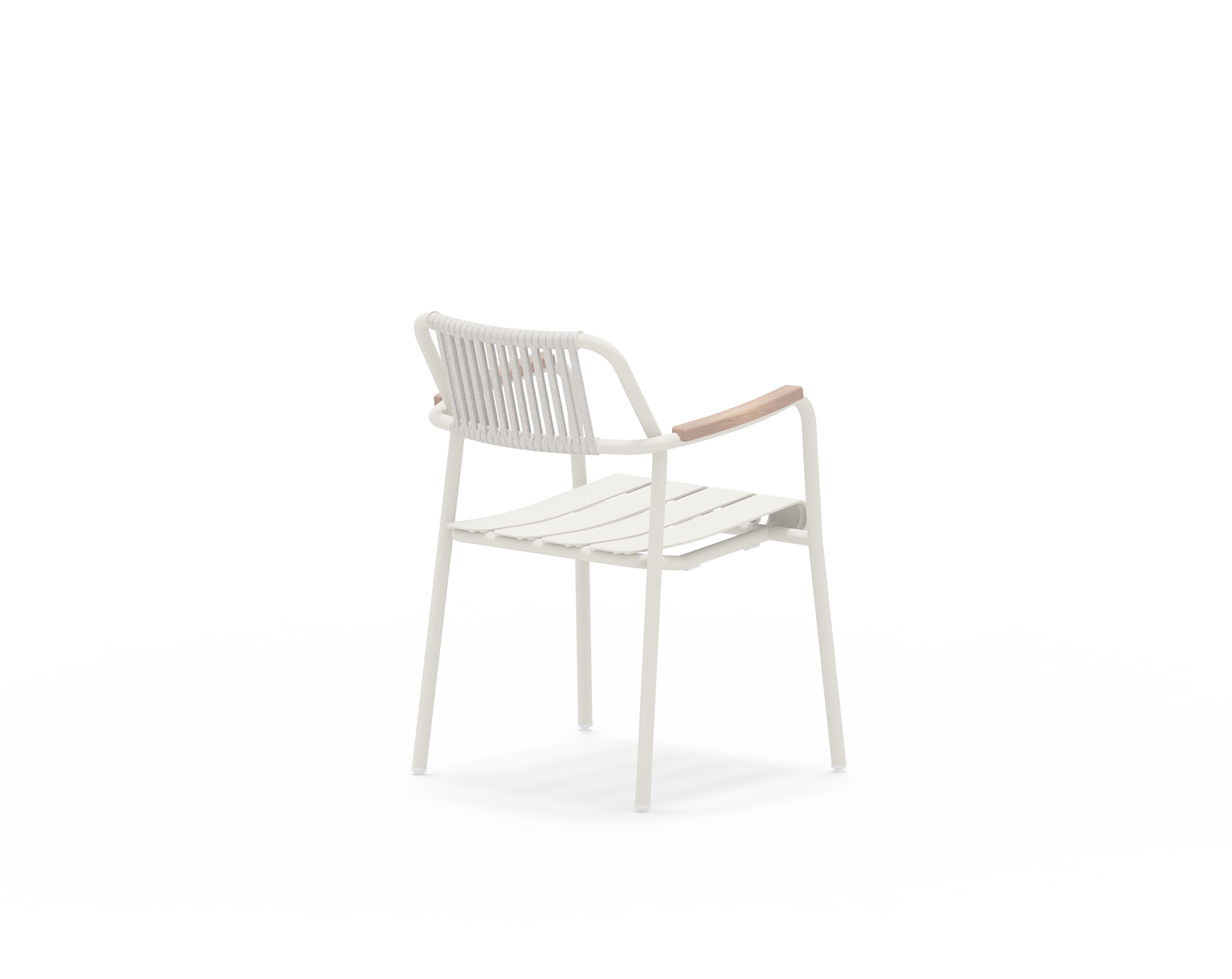 Verdea Rope schicker Outdoorstuhl mit Armlehne Ivory / Perlweiß Verdea Rope schicker Outdoorstuhl mit Armlehne Ivory / Perlweiß