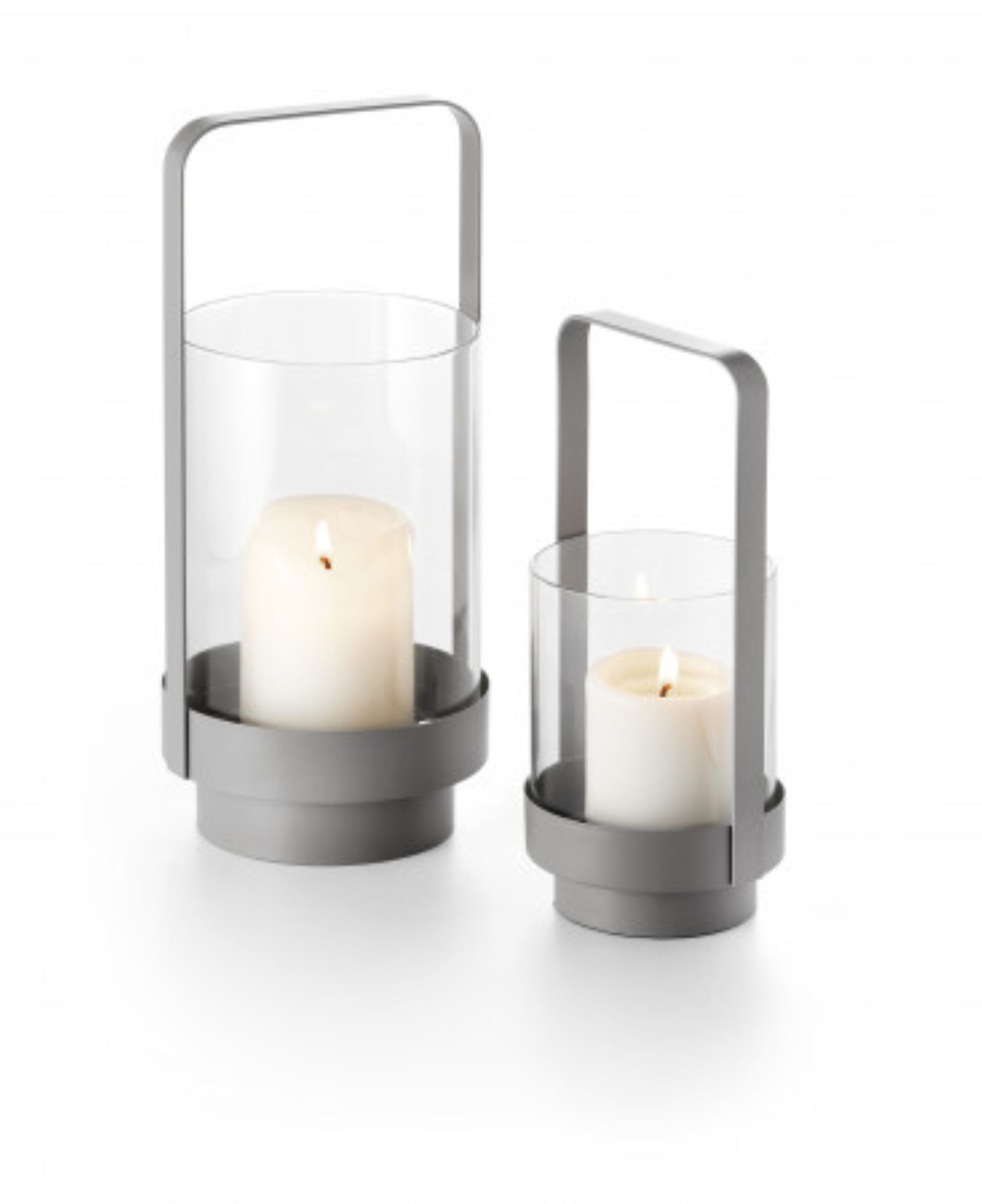 HOME modernes Wiindlicht für Blockkerzen - mit Tragegriff 22 cm HOME modernes Wiindlicht für Blockkerzen - mit Tragegriff 22 cm