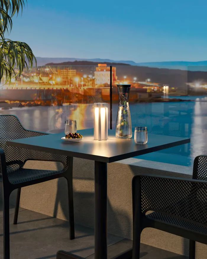 Eono Akku Tischleuchte dimmbar für In- und Outdoor