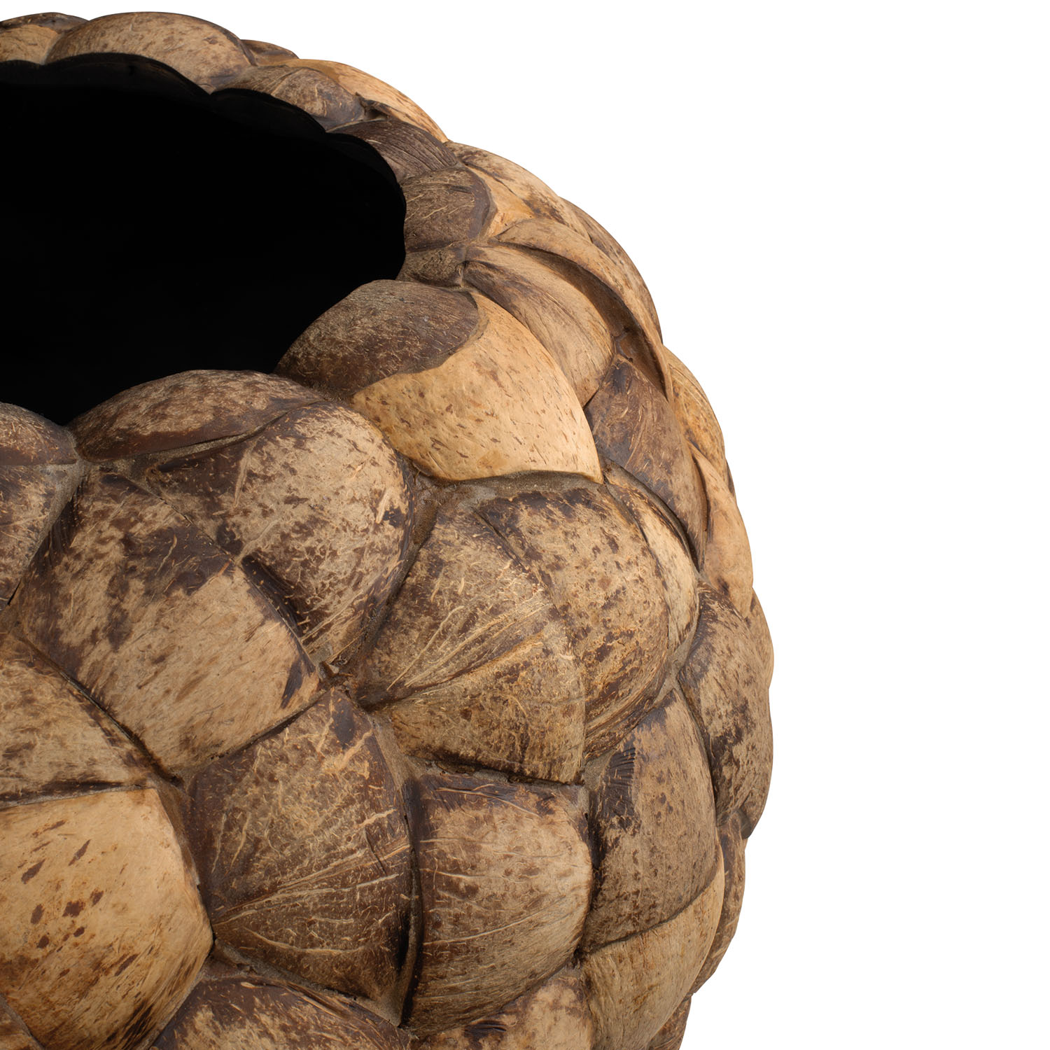 Coconut braunes Pflanzgefäß Ø 50 cm, Höhe 40 cm