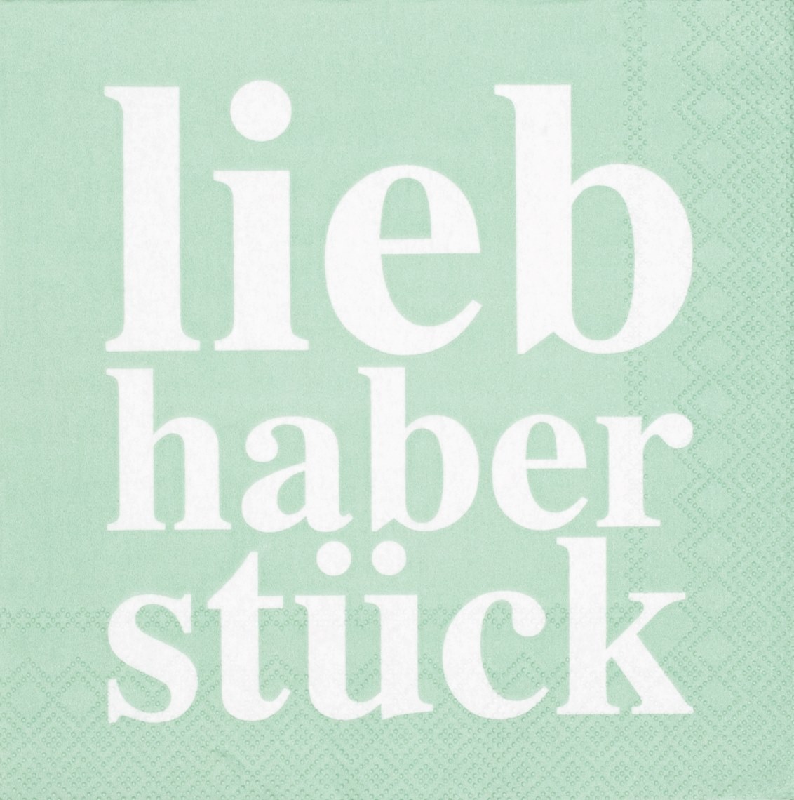 Serviette - "Liebhaberstück" 33x33 cm Serviette - "Liebhaberstück" 33x33 cm