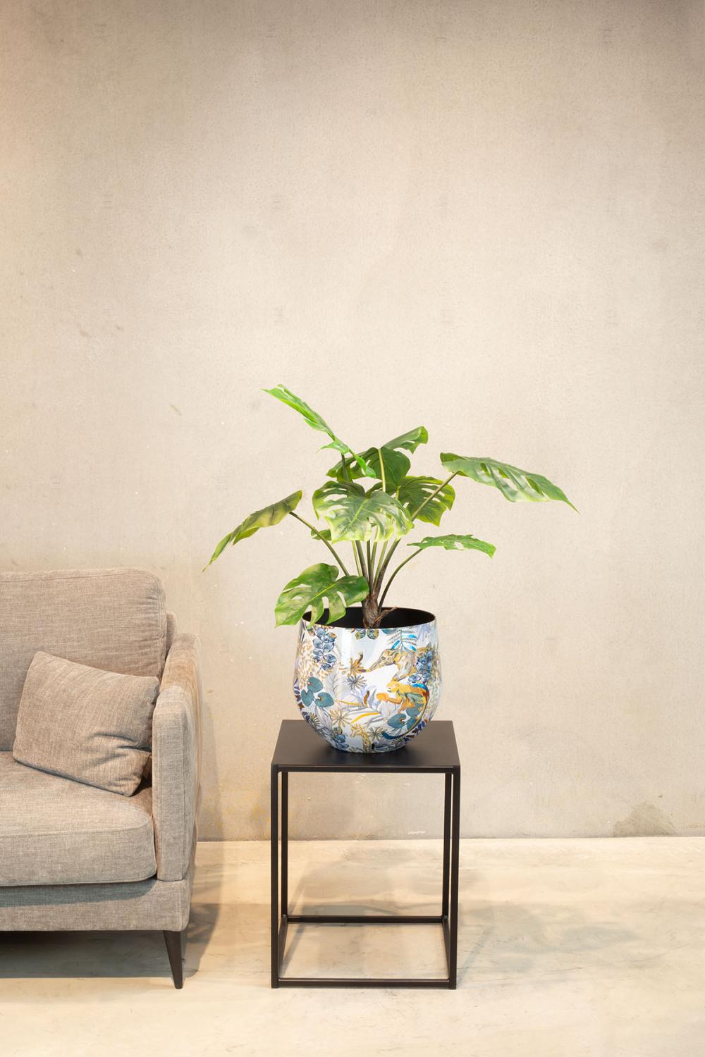 Cobalt Jungle Tischgefäß aus Metall