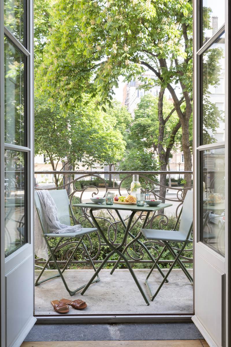 Stuhl Balcony II Seigle Stuhl Balcony II - UV beständig & ultrakompakt - Praktisch für Balkon und Terrasse Gelb Miel