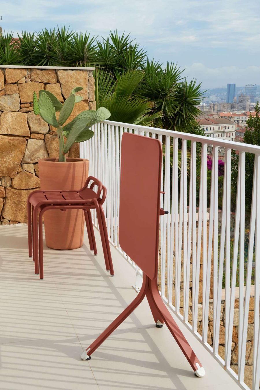 Rest´O Gartentisch 71x71 cm klappbar - platzsparend & kompakt 02 Zederngrün Rest´O Gartentisch 71x71 cm klappbar - platzsparend & kompakt E2 Orange